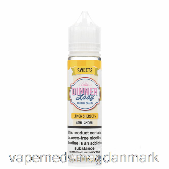 Vape Juice Citron Sorbet - Vape Middag Dame E-væske - 60ml 6mg